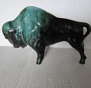 Vintage Blue Mountain Pottery Bison Figurine
